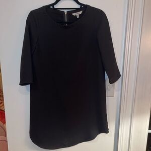 BB Dakota Black Long sleeve Shift Dress size XS!